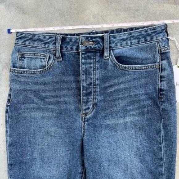 ✨2X HP✨NWT Sam Edelman Stiletto High Rise Straight Raw Edge Hem Jeans - Size 4 - Picture 10 of 13